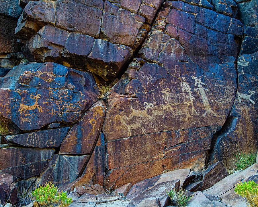 Coso Rock Art 1 — photograph by Bruce Feagle