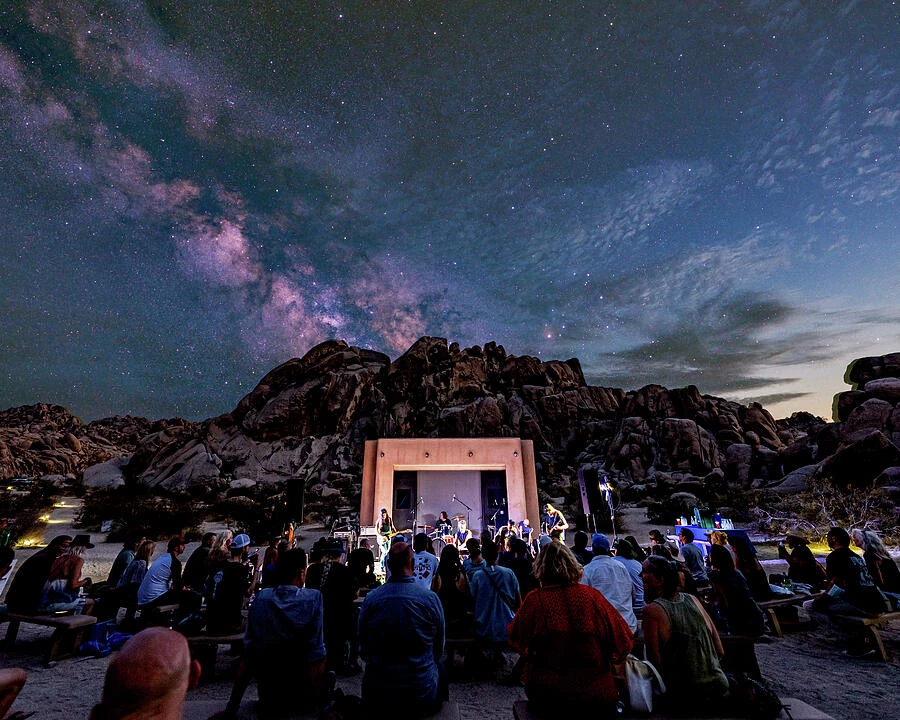 Milky Way Rock Show — photograph by Bruce Feagle